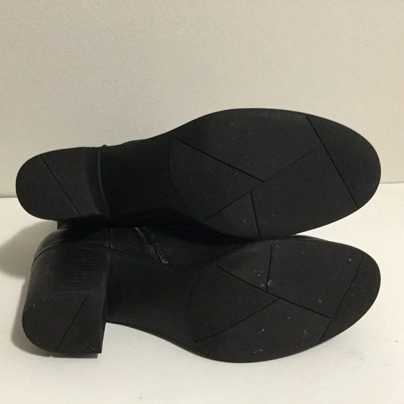 JUSTFAB Harriet Boots  Black Heel Casual Semi-formal Sz 10 US - Picture 5 of 6